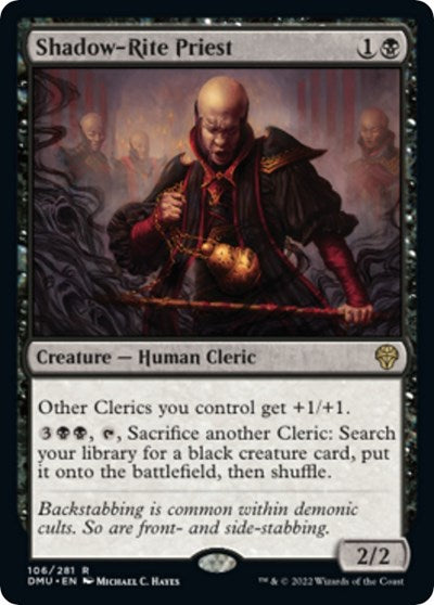 Shadow-Rite Priest (Dominaria United) Light Play Foil