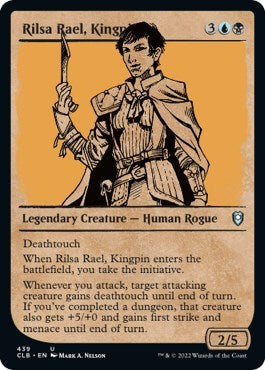 Rilsa Rael, Kingpin (Showcase) (Commander Legends: Battle for Baldur's Gate) Light Play Foil