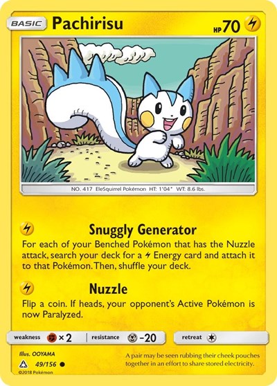 Pachirisu (SM - Ultra Prism) Light Play
