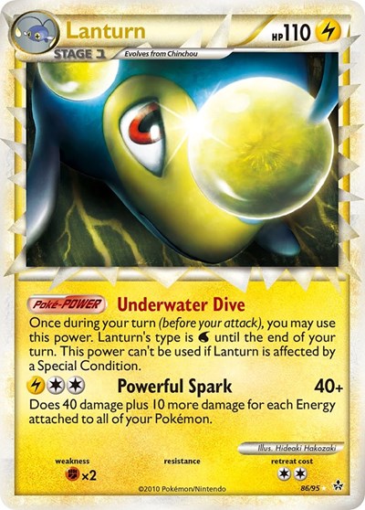 Lanturn (Prime) (Unleashed) Heavy Play Holofoil