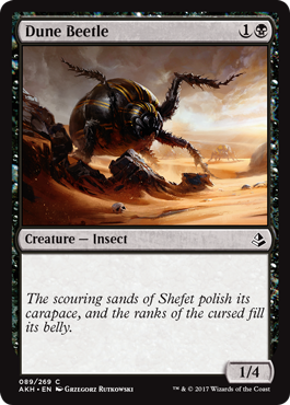 Dune Beetle (Amonkhet) Light Play Foil