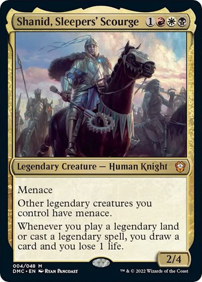 Shanid, Sleepers' Scourge (Commander: Dominaria United) Light Play Foil