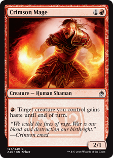 Crimson Mage (Masters 25) Light Play