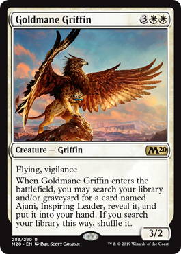 Goldmane Griffin (Magic 2020 Core Set) Medium Play