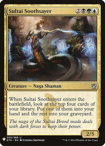 Sultai Soothsayer (Mystery Booster) Light Play