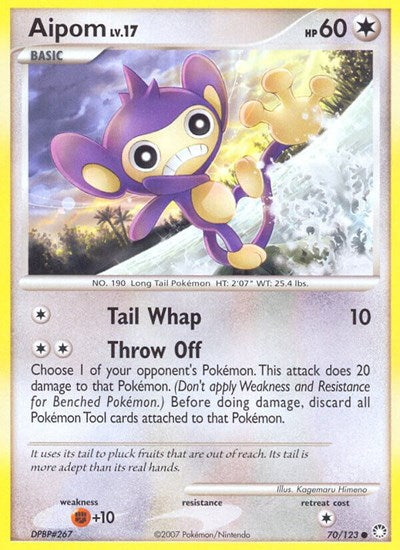 Aipom (Mysterious Treasures) Light Play