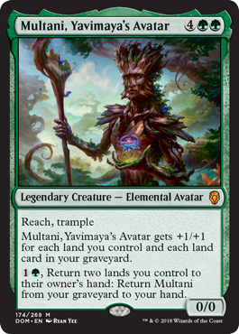 Multani, Yavimaya's Avatar (Dominaria) Light Play