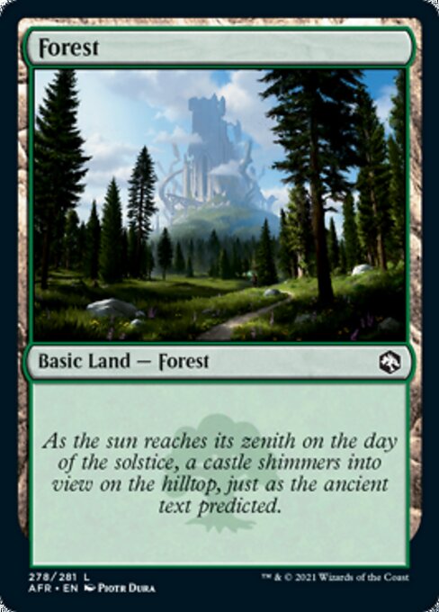 Forest (278) (Adventures in the Forgotten Realms) Light Play
