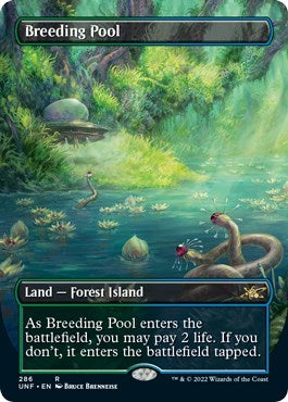 Breeding Pool (Borderless) (Unfinity) Near Mint Foil