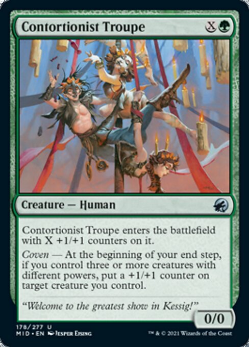Contortionist Troupe (Innistrad: Midnight Hunt) Light Play Foil