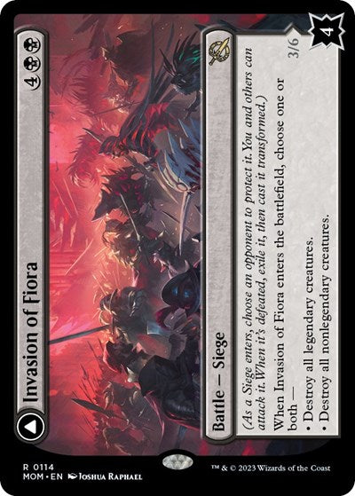 Invasion of Fiora (March of the Machine) Light Play Foil