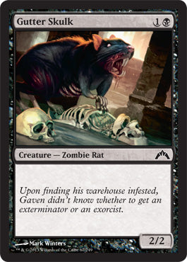Gutter Skulk (Gatecrash) Light Play