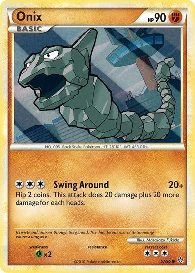 Onix (57) (Unleashed) Light Play Reverse Holofoil