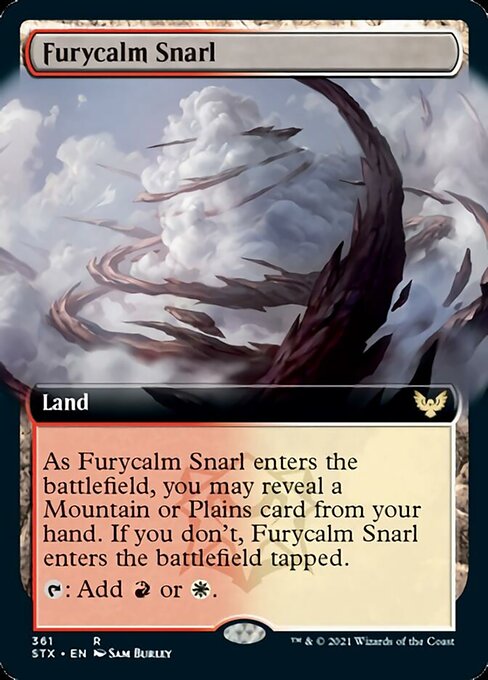 Furycalm Snarl (Extended Art) (Strixhaven) Near Mint Foil