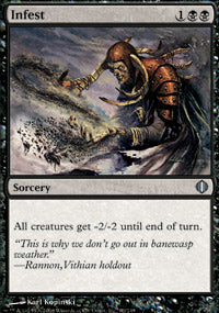 Infest (Shards of Alara) Light Play