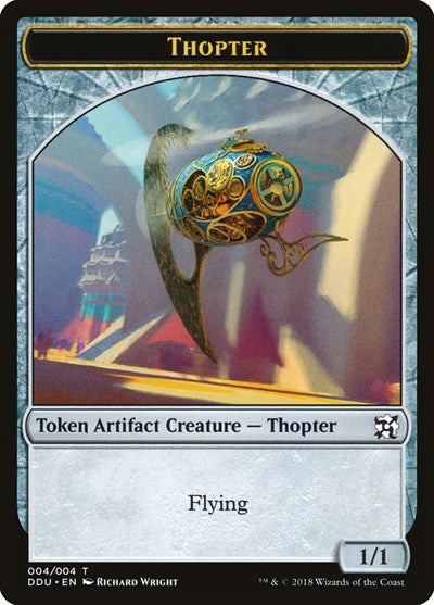 Thopter Token (004) (Duel Decks: Elves vs. Inventors) Light Play