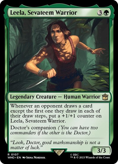 Leela, Sevateem Warrior (Universes Beyond: Doctor Who) Light Play
