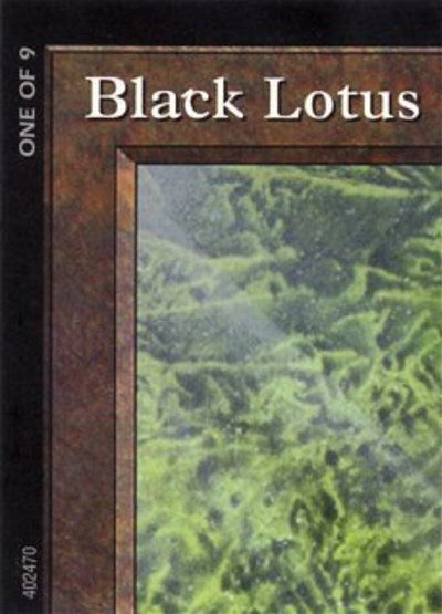 Black Lotus (1 of 9) (Ultra Pro Puzzle Quest) (Media Promos) Light Play