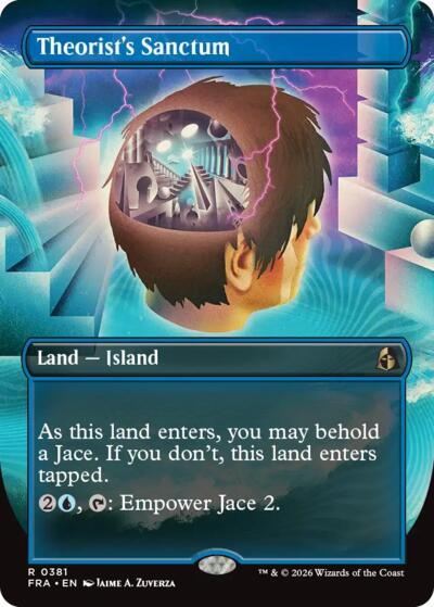 Theorist's Sanctum (Borderless) (Reality Fracture) Light Play Foil