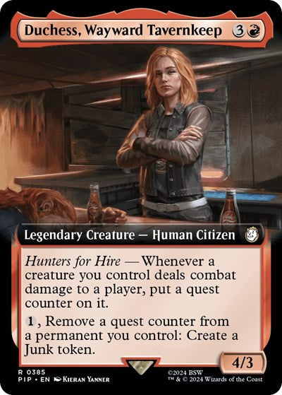 Duchess, Wayward Tavernkeep (Extended Art) (Universes Beyond: Fallout) Light Play