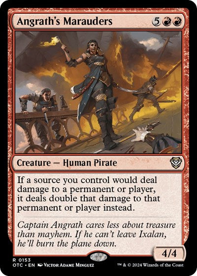 Angrath's Marauders (Commander: Outlaws of Thunder Junction) Light Play