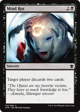 Mind Rot (Dragons of Tarkir) Light Play