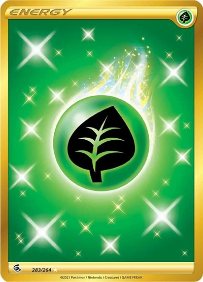 Grass Energy (Secret) (SWSH08: Fusion Strike) Light Play Holofoil