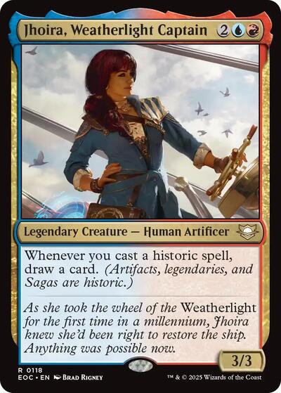 Jhoira, Weatherlight Captain (Commander: Edge of Eternities) Light Play