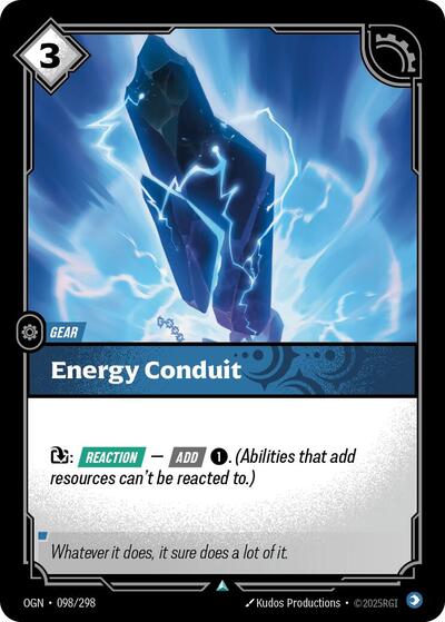 Energy Conduit (Origins) Light Play