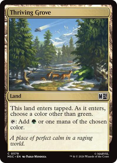 Thriving Grove (Commander: Marvel Super Heroes) Light Play