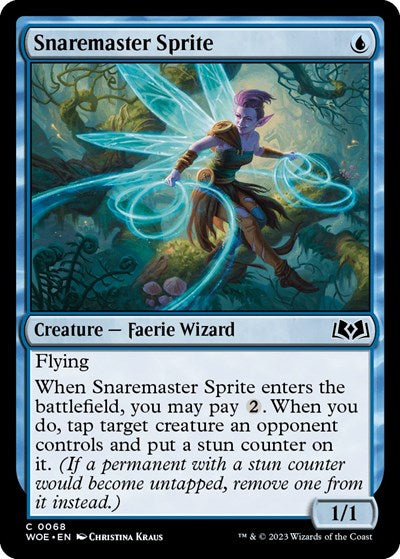Snaremaster Sprite (Wilds of Eldraine) Light Play