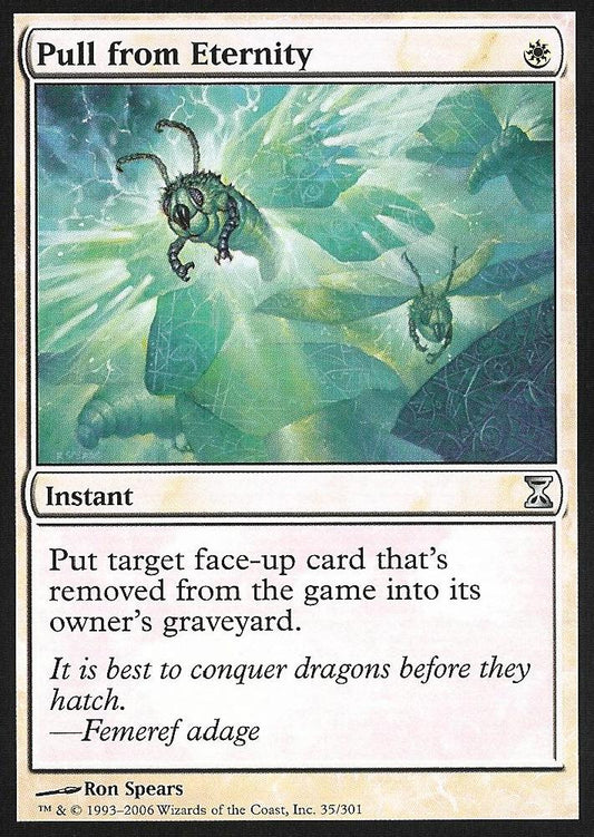 Pull from Eternity (Time Spiral) Light Play