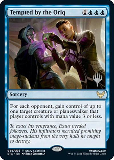Tempted by the Oriq (Promo Pack: Strixhaven) Light Play