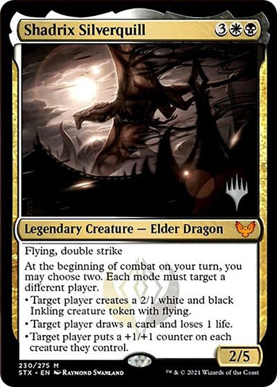 Shadrix Silverquill (Promo Pack: Strixhaven) Light Play