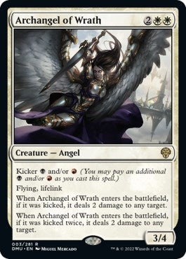 Archangel of Wrath (Dominaria United) Heavy Play