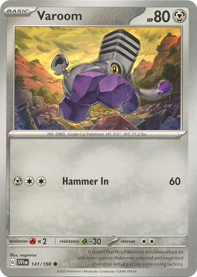 Varoom - 141 (Scarlet and Violet: Base Set) Light Play