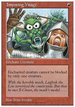 Imposing Visage (5th Edition) Light Play