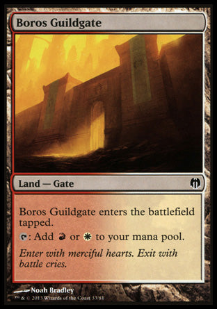 Boros Guildgate (Duel Decks: Heroes vs Monsters) Light Play