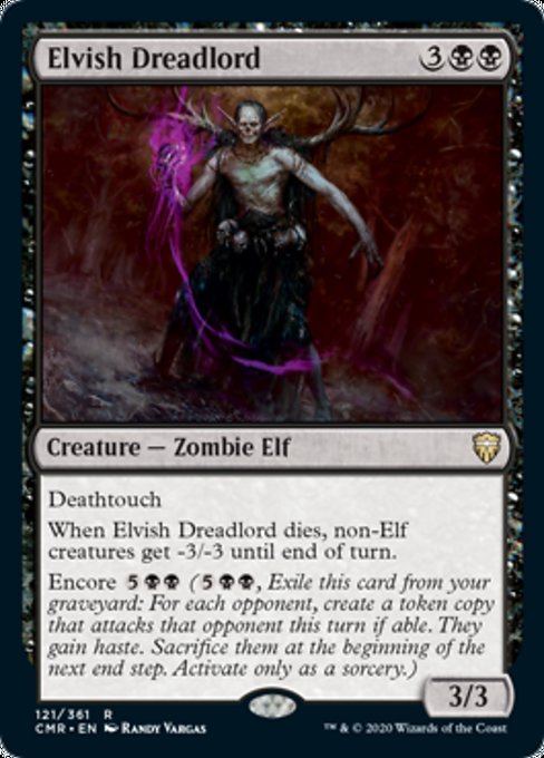 Elvish Dreadlord (Commander Legends) Light Play Foil
