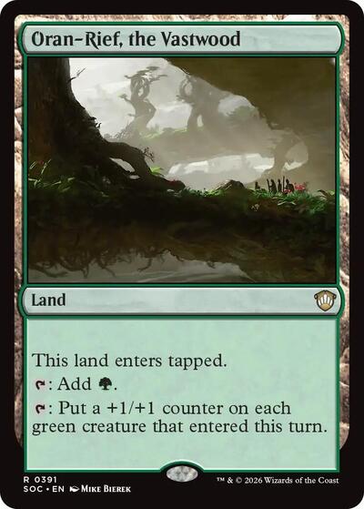 Oran-Rief, the Vastwood (Commander: Secrets of Strixhaven) Light Play