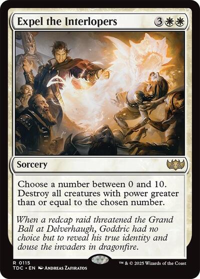 Expel the Interlopers (Commander: Tarkir: Dragonstorm) Light Play