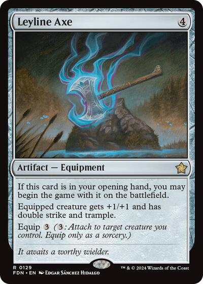 Leyline Axe (Foundations) Near Mint