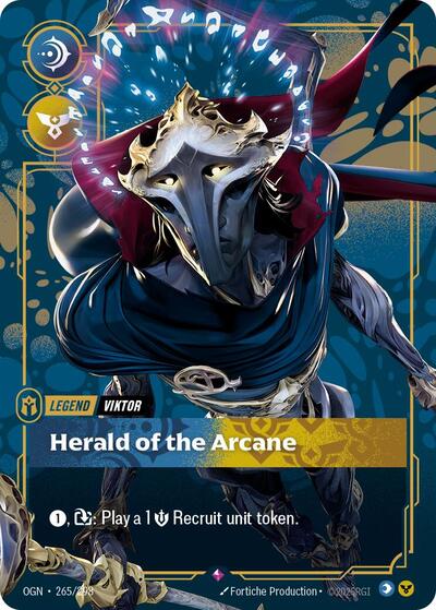 Viktor Herald of the Arcane (Origins) Light Play Foil