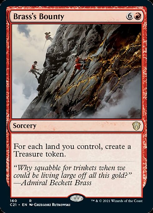 Brass's Bounty (Commander 2021 Strixhaven) Light Play