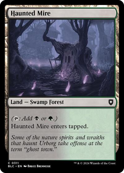 Haunted Mire (Commander: Bloomburrow) Light Play