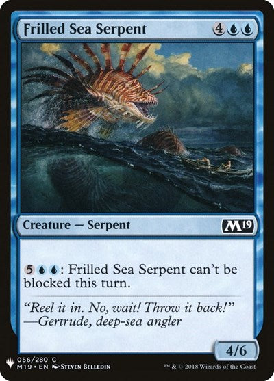 Frilled Sea Serpent (Mystery Booster) Light Play