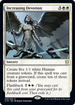 Increasing Devotion (Commander 2019) Light Play