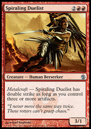 Spiraling Duelist (Mirrodin Besieged) Light Play
