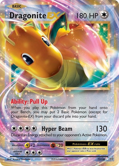 Dragonite EX (XY - Evolutions) Light Play Holofoil