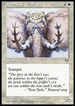 Iron Tusk Elephant (Mirage) Light Play